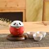 Ceramic Kung Fu Teaware Sets Creative Panda Tea Set Household Portable Travel Teacups One Pot Three Cups with Gift Box Drinkware