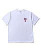 Sseochi410 Twin Heart Logo Short Sleeve T-Shirt White