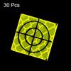 uxcell Survey Reflectors, 20mm Self-Adhesive Reflective Tape for Survey Marking, Green, for Total Stations, 30 Pack