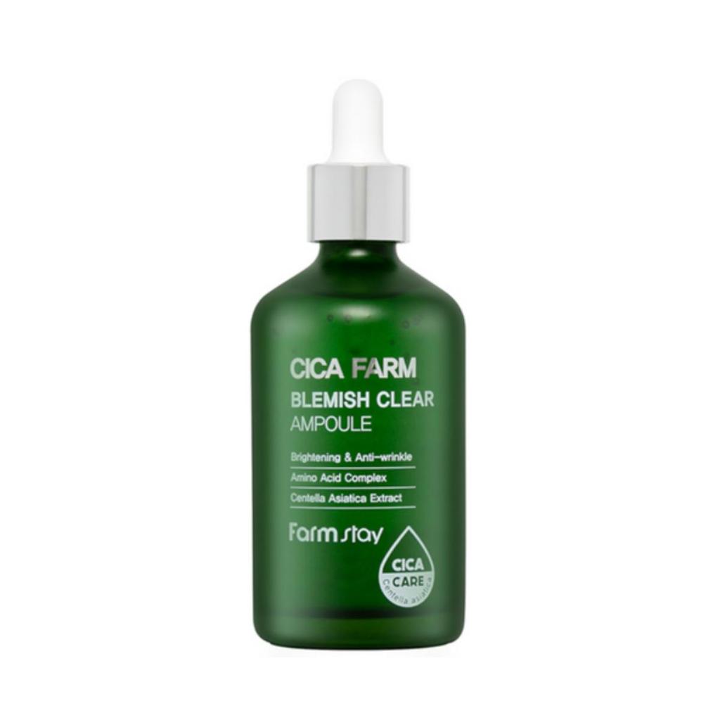 [Farmstay] Cica Farm Regenerating Solution Cream 50ml + Blemish Clear Ampoule 100ml