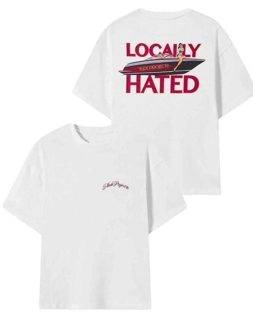 Letní novinka 2025 Dámské 100% bavlna Harajuku potisk Pánské krátký rukáv Vrtané Americká ulice Volné Krk Tričko Y2k