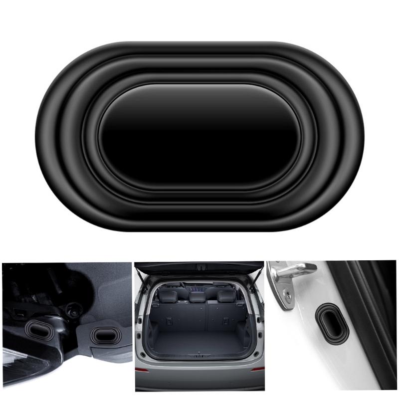 16Pcs Soundproof Car Door Protectors Thickened Silicone Anti Collision Pads Self Adhesive Vibration Damping for Most Car