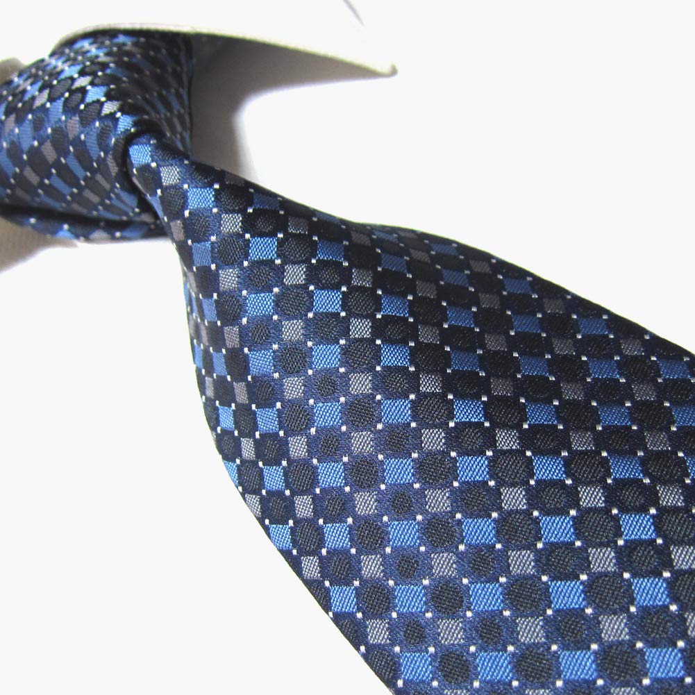 [Towergem] Extra Long Set of 2 Men's Jacquard Woven Ties XL 160cm