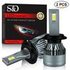 2 buc. Lumini auto H4 LED H7 18000LM H1 H8 H11 Lampă LED Atuo pentru Bec pentru faruri auto HB3 HB4 9005 9006 9012 Hir2 Becuri LED Turbo 12V
