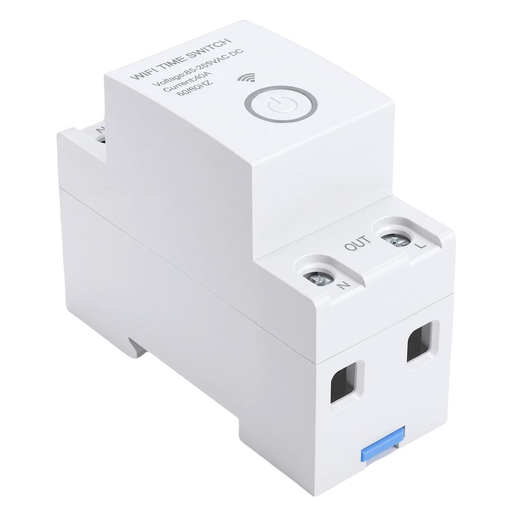WiFi Timer Switch 2P 40A Programmable APP Control Voice Control Smart Time Switch for Home