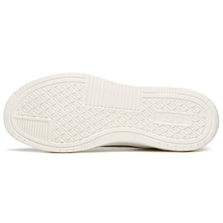 Anta Comfortable Simple Non-Slip Wear-Resistant Low-Top Skate Shoes Men Sneakers Ivory-White Sand-Gray 912138823-3
