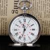 Quartz Movement Pocket Watch Chain Pendant Fob Watch Stainless Steel Men Women Gifts Fob Watch Relogio DeBolso