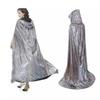Long Hooded Sequined Cape Cosplay Costume Outwear Cloak Halloween Party Fashion