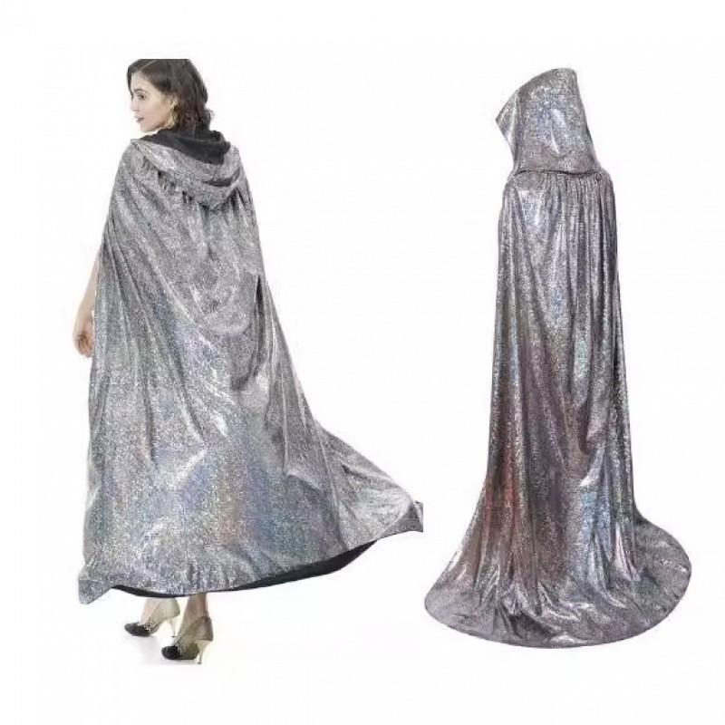 Stylish Long Hooded Cape For Anime Character Dress Up In Vibrant Colors