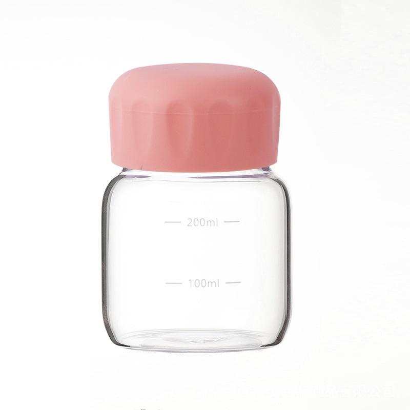 Durable And Leak-proof Mini Water Cup For Women Portable And Creative Style 300ml White Ordinary Glass