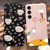 For Samsung Galaxy A55 Case SM-A556B Lovely Cartoon Back Cover Soft Silicone Phone Case For Samsung A55 A 55 GalaxyA55 5G Fundas
