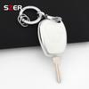For Renault Trafic Clio Duster Logan Dacia Sandero For Nissan Terrano Almera 2 Button Tpu Car Key Case Cover Protector Keychain