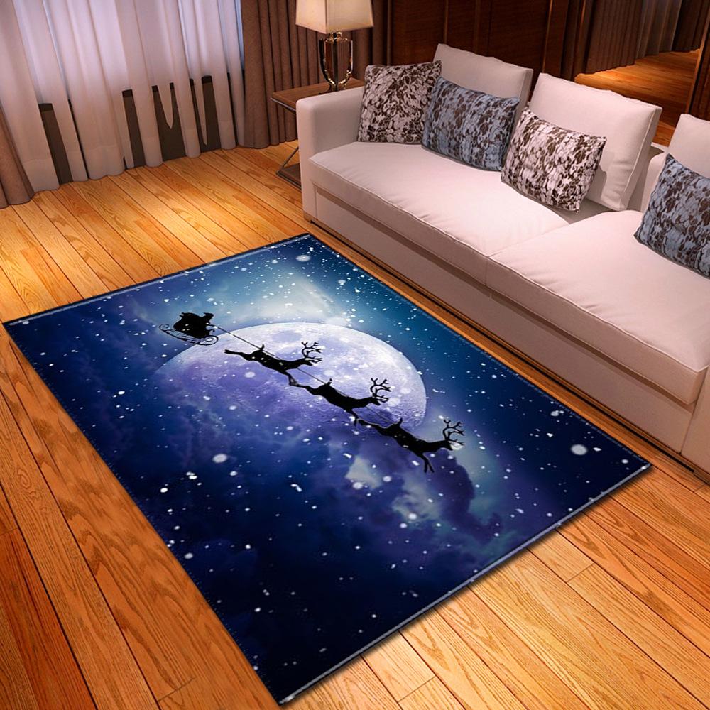 Christmas Living Room Floor Mat Bedroom Dining Room Carpet Carpet Doormat