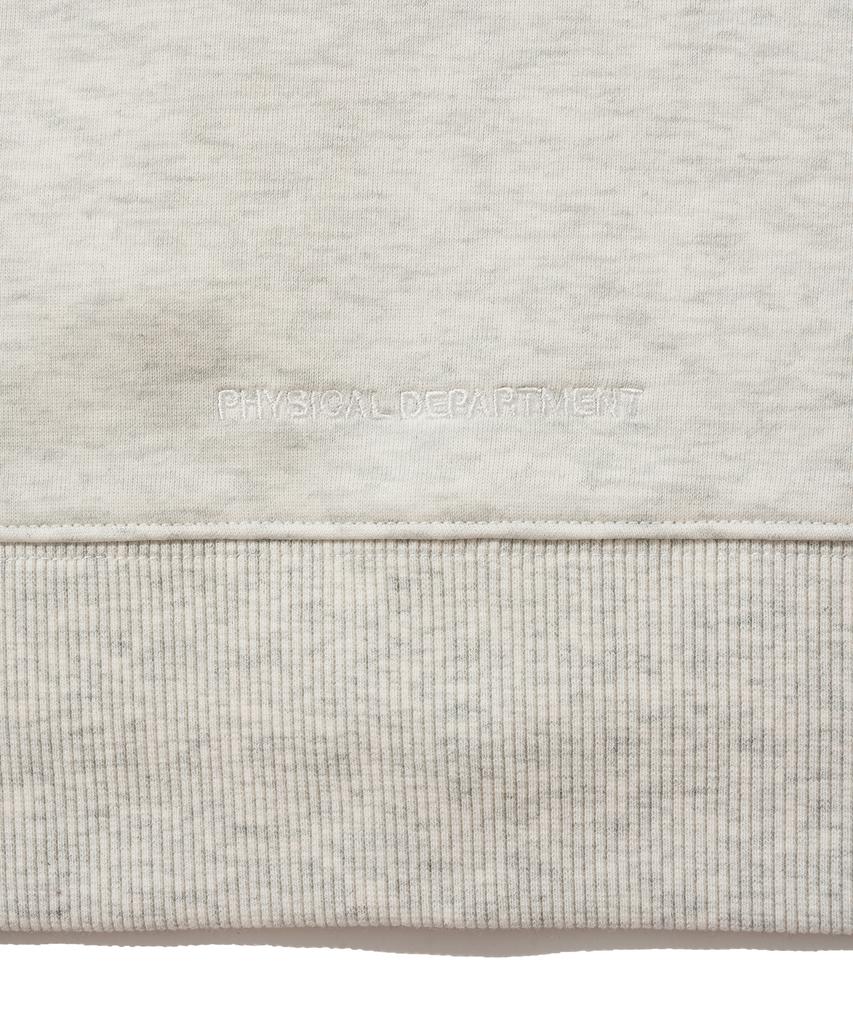 Butterfly Sportswear Original Embroidered Logo 2-Way Zip-Up Hoodie Oatmeal