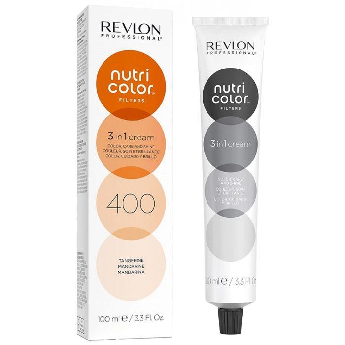 Coloration Capillaire - Revlon - Nutri Color Filters 400 - Mandarine - 100 Ml - Sans Ammoniaque