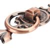 2pcs Antique Bronze Ring Pull Handles Red Bronze Drawer Handles Cabinet Knobs  Dresser Closet