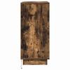 Nightstand Smoked Oak 71 x 34.5 x 75 cm Engineered Wood