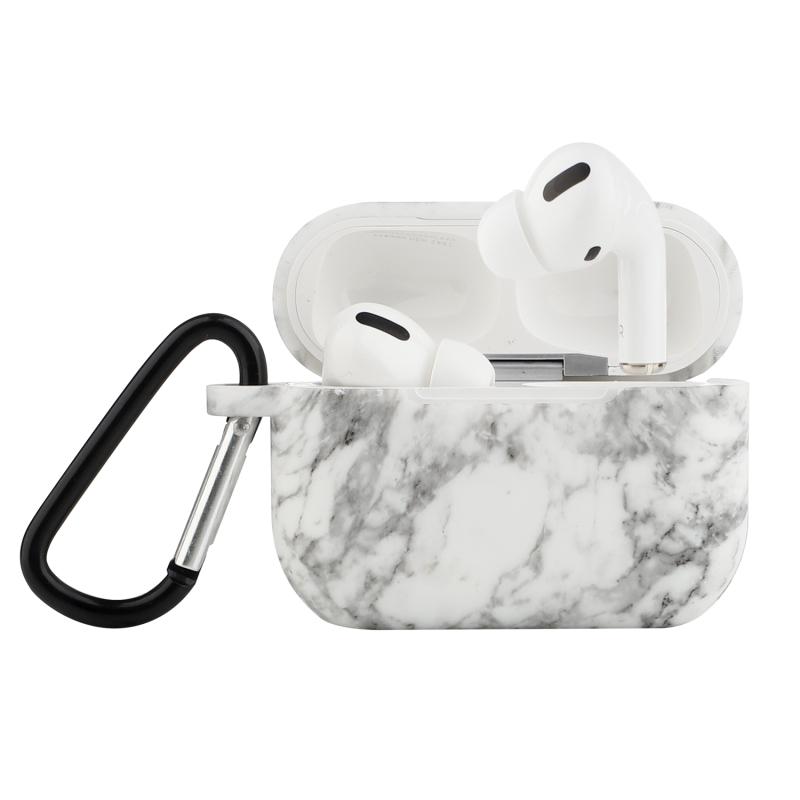 Marble Earphone Case For Airpods 3 Dust Guard Silicone Protective Case Cover