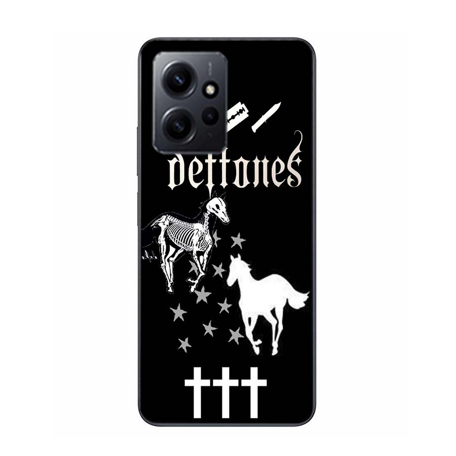 Band D-Deftones Phone Case For Redmi Note 14 13 12 11 Pro Plus 14S 12S 11S 11T 11E 10S 9S 10 9 Pro Cover TPU Shell Coque