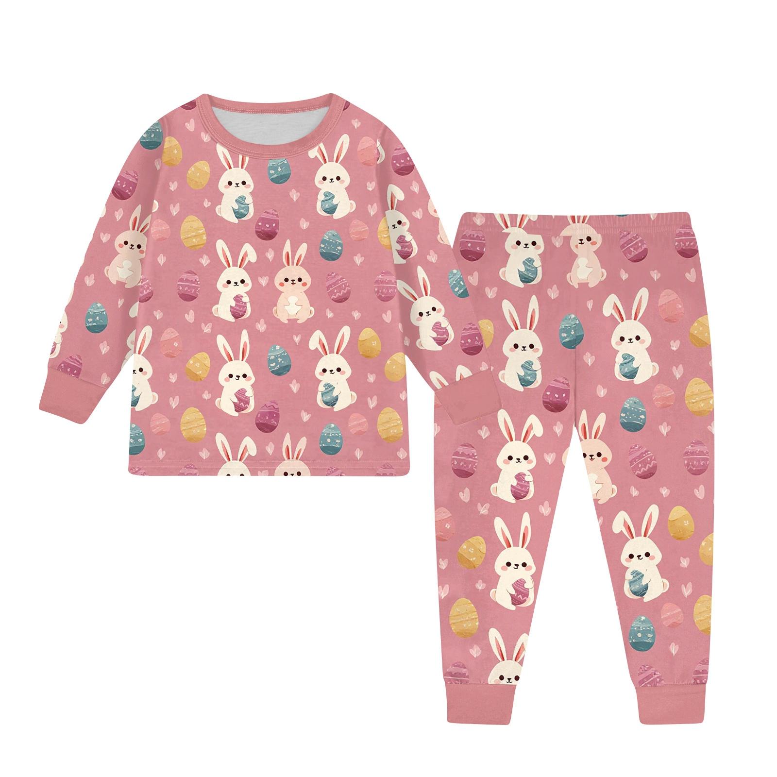 

Детский набор - Двухпредметный костюм с принтом из мультфильма для мальчиков и девочек 140 розовый