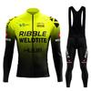 Long Sleeve  Sweat-absorbing Quick-drying Highway Spring and Autumn Men's and Women's Cycling Suit 2026 Autumn Breathable Cycling Suit Set
