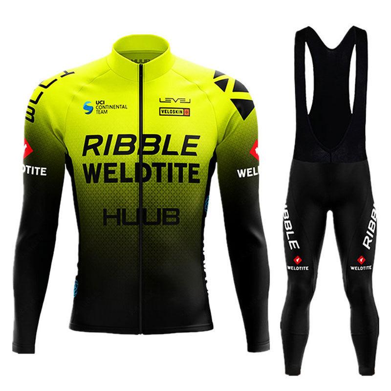 Long Sleeve  Sweat-absorbing Quick-drying Highway Spring and Autumn Men's and Women's Cycling Suit 2026 Autumn Breathable Cycling Suit Set