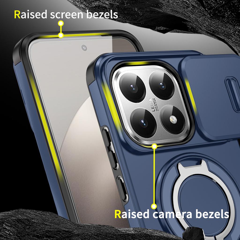 Pouzdro proti pádu pro Xiaomi 15T Pro 5G MI15T Xiao Mi 15t 14T Pro Mi14t Posuvné krytí fotoaparátu Kryt telefonu
