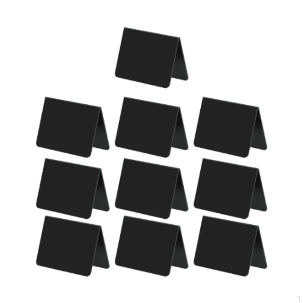 10 Acrylic Chalkboard Signs for Small Tent Display at Events