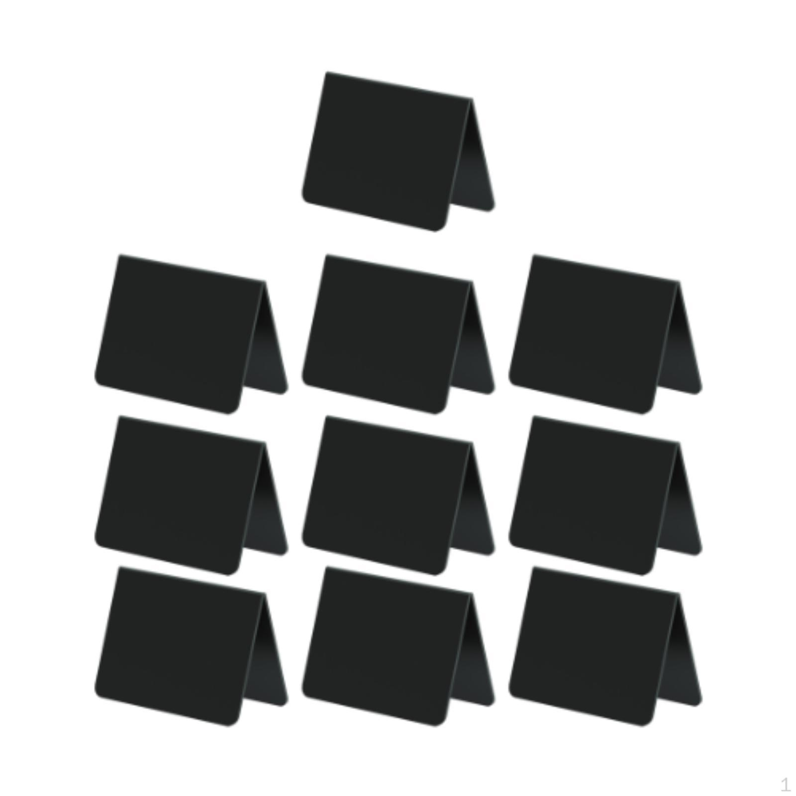 

10 Акриловых меловых досок для маленькой палаточной витрины на мероприятиях чёрный