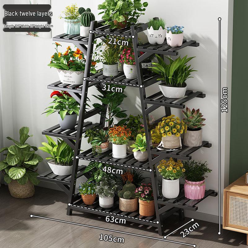 Multi-Layer Indoor Flower and Plant Rack for Balcony and Living Room