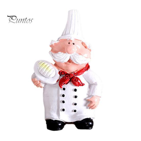 Decorative Note Holders 3D Cartoon Chef Refrigerator Magnet, Resin Baker Fridge Magnets Memo Notes Photo Holder for Home Decor Magnet