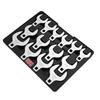 Crowfoot Wrench Set, 1/2" Drive 14-Piece SAE (1-1/16" - 2") Crows Foot Wrench Set with Storage Tray, 40CR Material with Laser Etched Sizing, for