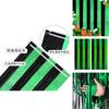 Vibrant Black And Green Rain Curtain For Stunning St. Patrick's Day Party Backdrops