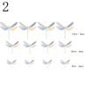 12PCS PVC Wall Decals 3D Wedding Party Decoration Dragonfly Wall Sticker  Birthday