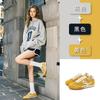 Leather Forrest Gump shoes women's 2025 autumn new platform women's sports shoes casual versatile ballet training shoes women