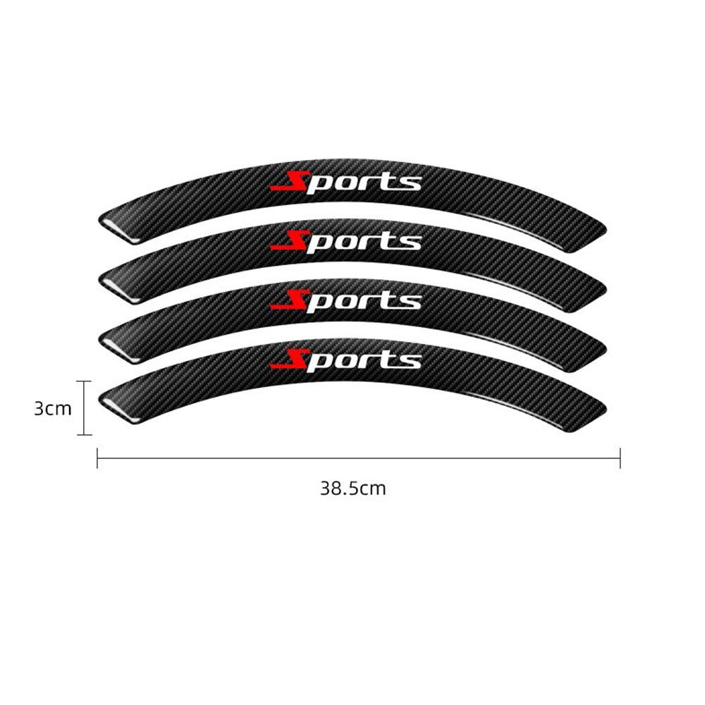 4x Car Wheel Eyebrow Anti-collision Sticker Decorative Decal Car Anti-scratch Protector Strips Auto Eyebrow Strips Stickers