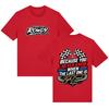 Forever Rowdy Kyle Busch NASCAR Checkered Flag Graphic Casual Short Sleeve T-shirt