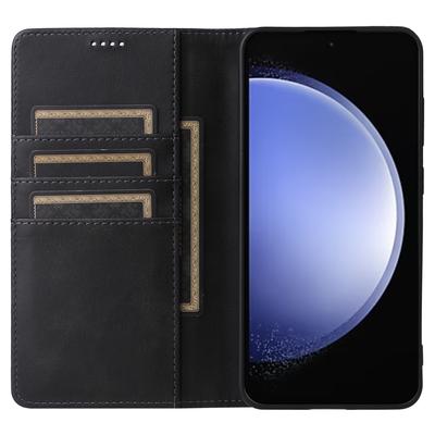 For Samsung Galaxy S23 FE Leather Phone Case with RFID Blocking Wallet