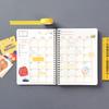 Monolike Ordinary Days 4 Month Study School Bag Ordinary days 4 Month Study Planner School bag Schedule planning perpetual study notebook Planner, -