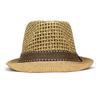 Britische Männer Strandsonnenhüte Sommer Cowboy Fedora Retro Jazzhut Atmungsaktive Strohhüte Outdoor Panama Mann Gentleman Urlaubs-Sonnenhut