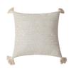 Polyester-cotton Yarn-dyed Jacquard Tassel Geometric Simple Throw Pillow Bedside Sofa Cushion Waist
