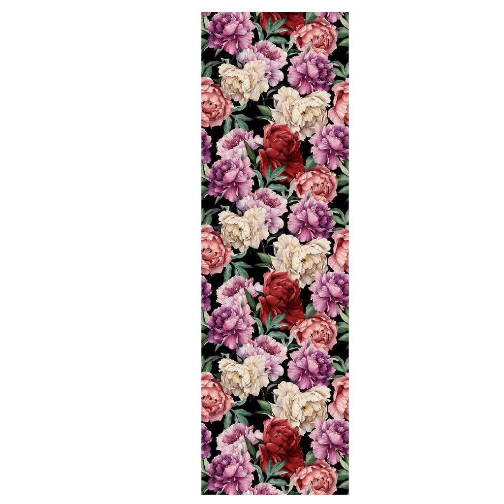 Seamless Waterproof Antifouling Wallpaper (Thick Ink Flower Green Plant)