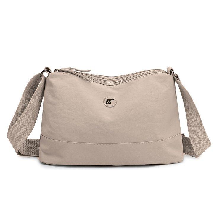 Nylon Crossbody Bag Women's Lightweight Commuter Shoulder Bag Multi-compartment Small Square Bag