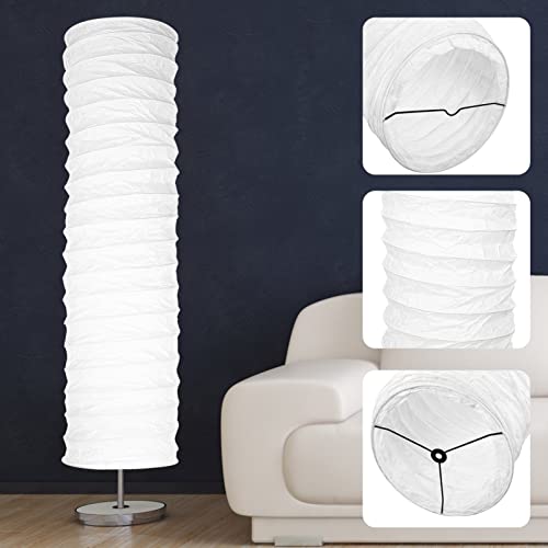 TOYMYTOY Replacement Lampshade for Floor Lamps, Washi Paper Lampshade, for Bedrooms, Living Rooms, and Floor Lamps, 95cm Long
