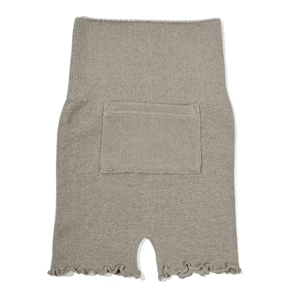 

Теплые брюки-грелка для живота для чувствительной кожи и беременных женщин [JOIN K] (С карманами, Серо-бежевый)