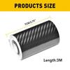 Accessories Carbon Fiber Vinyl Car Door Sill Scuff Cover Plate Sticker Protector