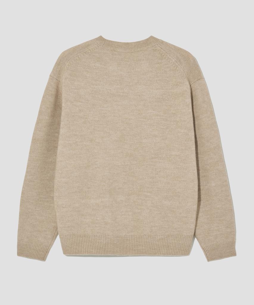 AGOD Signature Daily Crew Neck Knit [Beige]