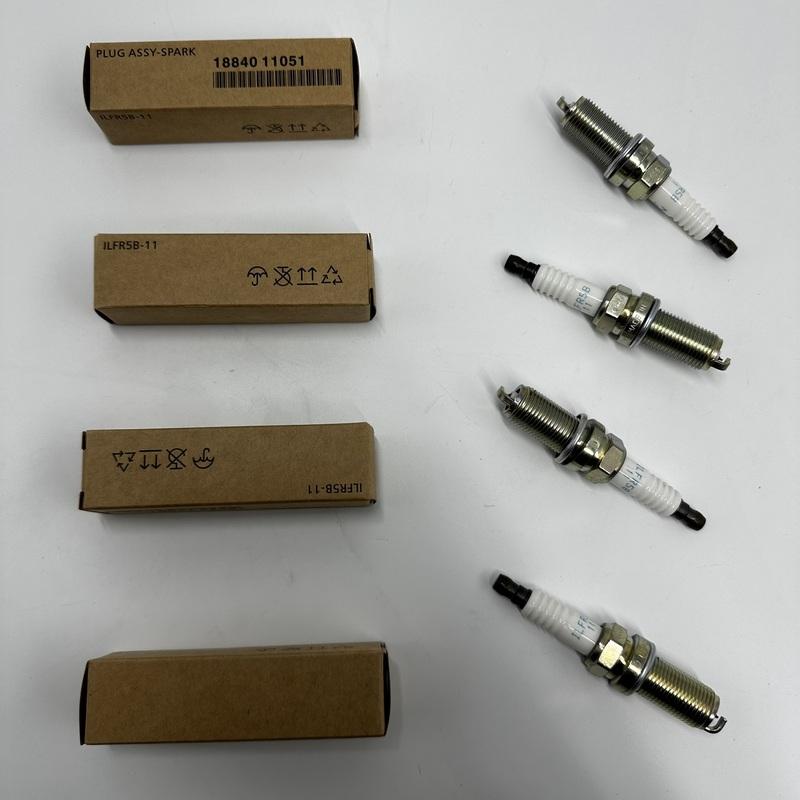 4pcs/lot 18840-11051 ILFR5B11 New Packing Iridium Spark Plug For HYUNDAI 1884011051 ILFR5B-11 18840 11051