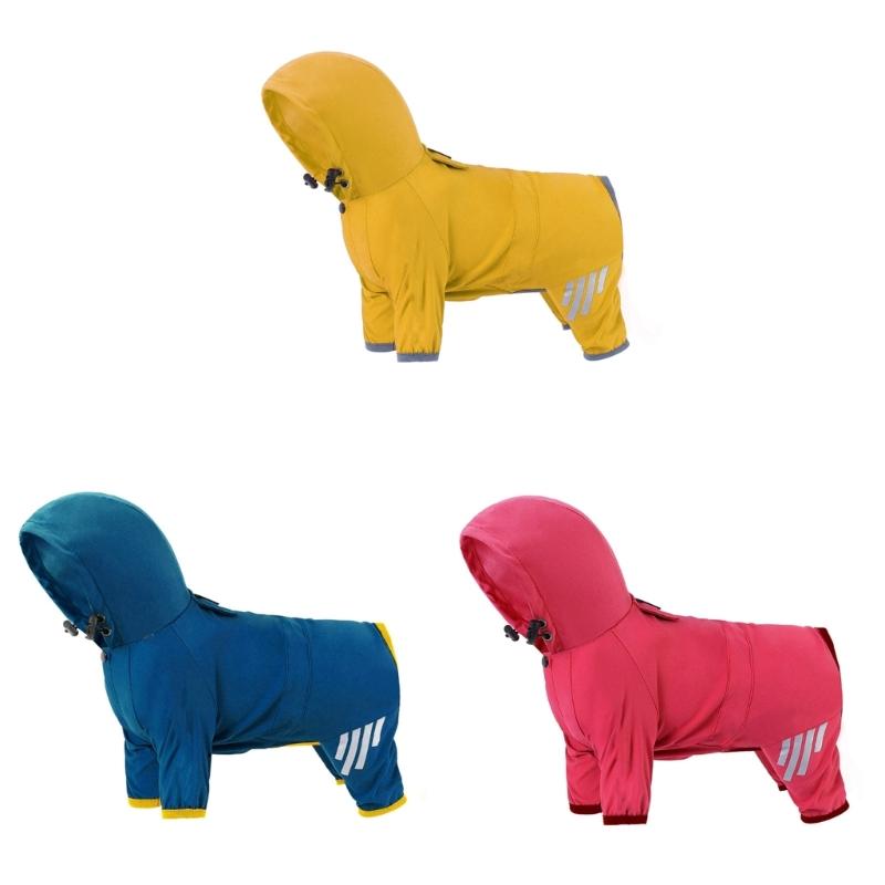 FourSeason Pet Raincoats Outdoor WindproofRaincoat Waterproof Rain Suit for Dog