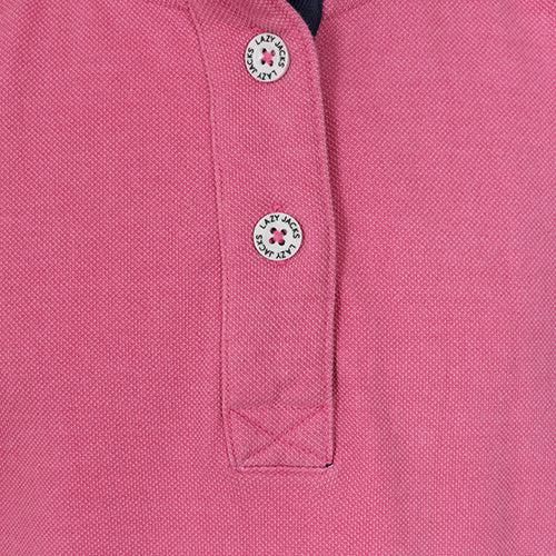 Lazy Jacks Flickor Piké Tröja med Knappar i Halsen